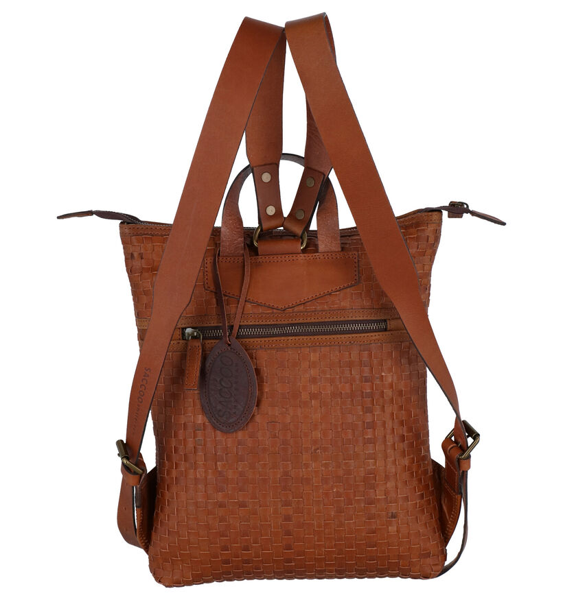 Saccoo Hamburg Sac à dos en Cognac pour femmes (291752)