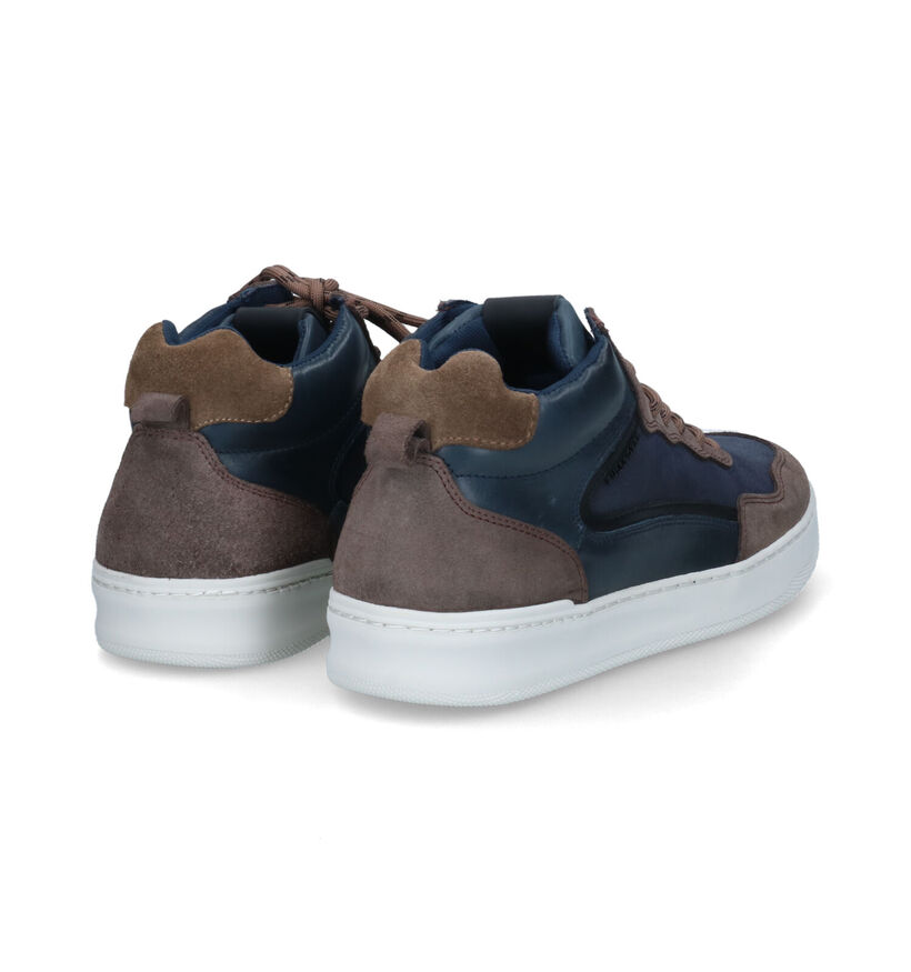 Bullboxer Blauwe Hoge Schoenen voor heren (314048) - geschikt voor steunzolen