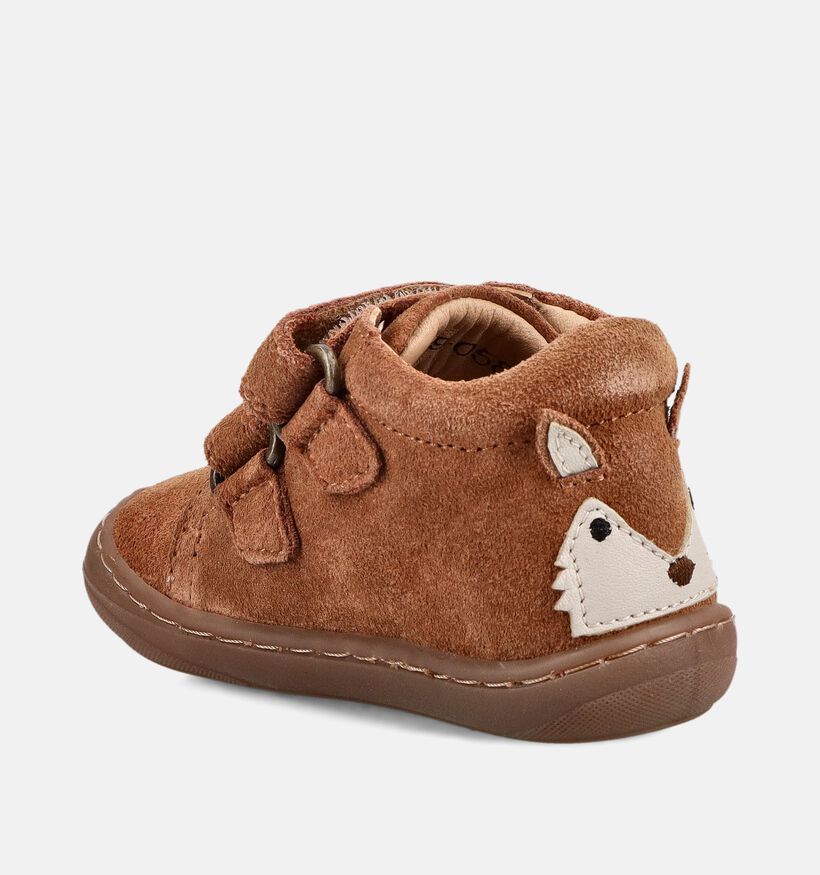 Milo & Mila Baskets montantes en Cognac pour filles (379058)