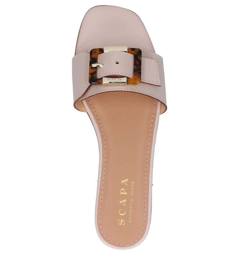 Scapa Beige Muiltjes in leer (270295)