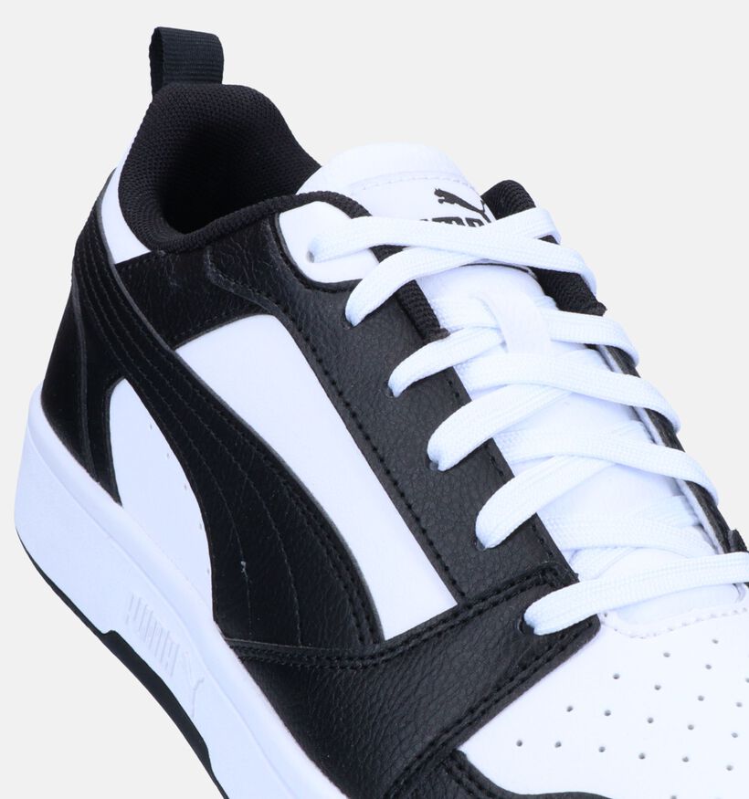 Puma Rebound V6 Baskets en Noir pour hommes (343155)