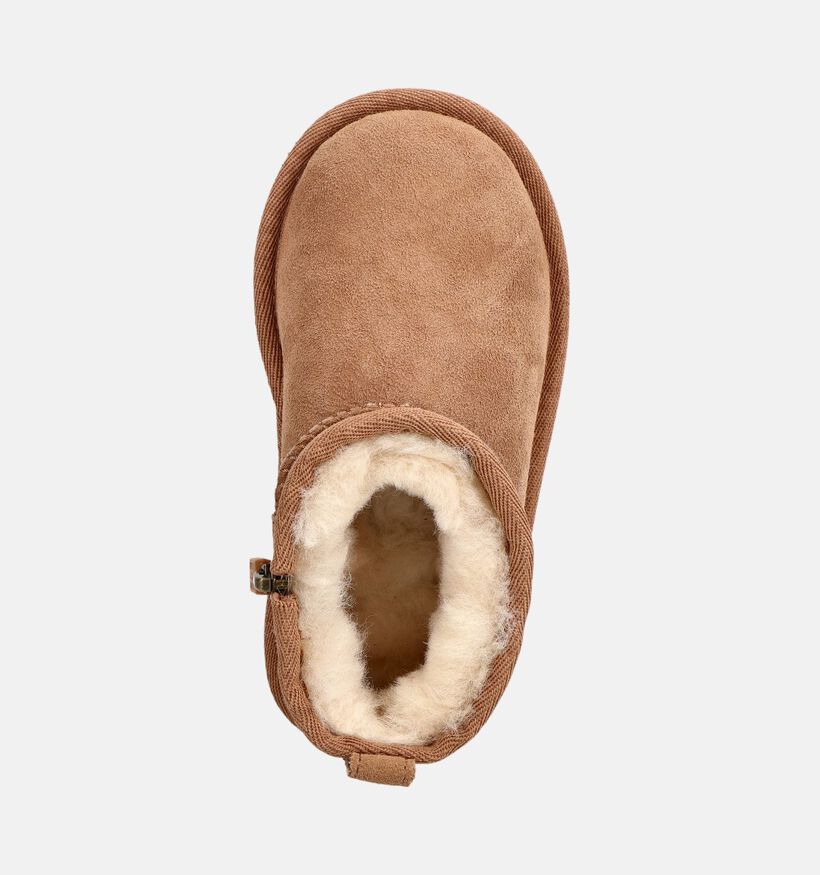 UGG Classic Ultra Mini Bottes d'hiver en Cognac pour filles (377996)