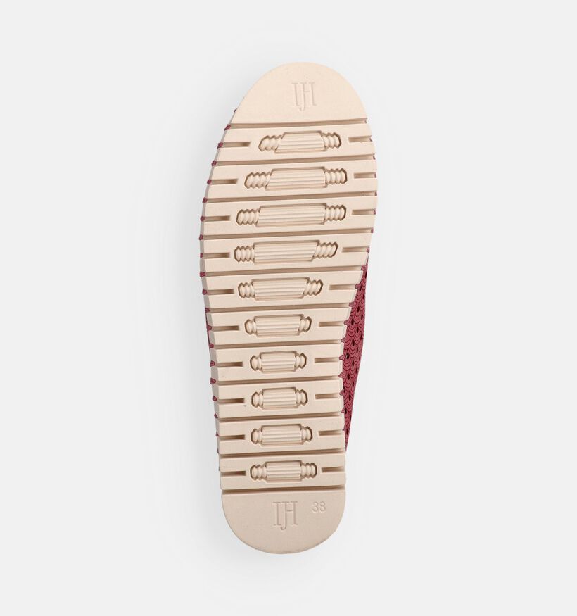 Ilse Jacobsen Tulip Chaussures &agrave; enfiler en Rouge pour femmes (372257) - pour semelles orthop&eacute;diques