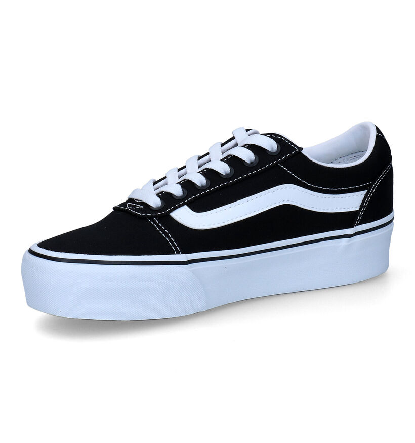 Vans Ward Platform Baskets en Noir pour femmes (300586)