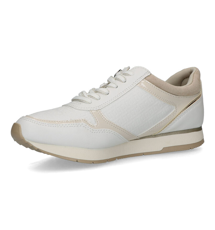 Tamaris Ecru Sneakers voor dames (320514) - geschikt voor steunzolen