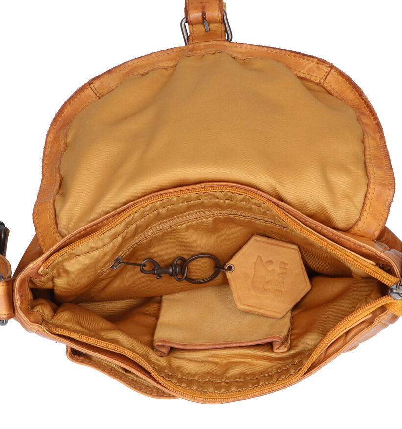 Bear Design Sac porté croisé en Jaune pour femmes (358870)