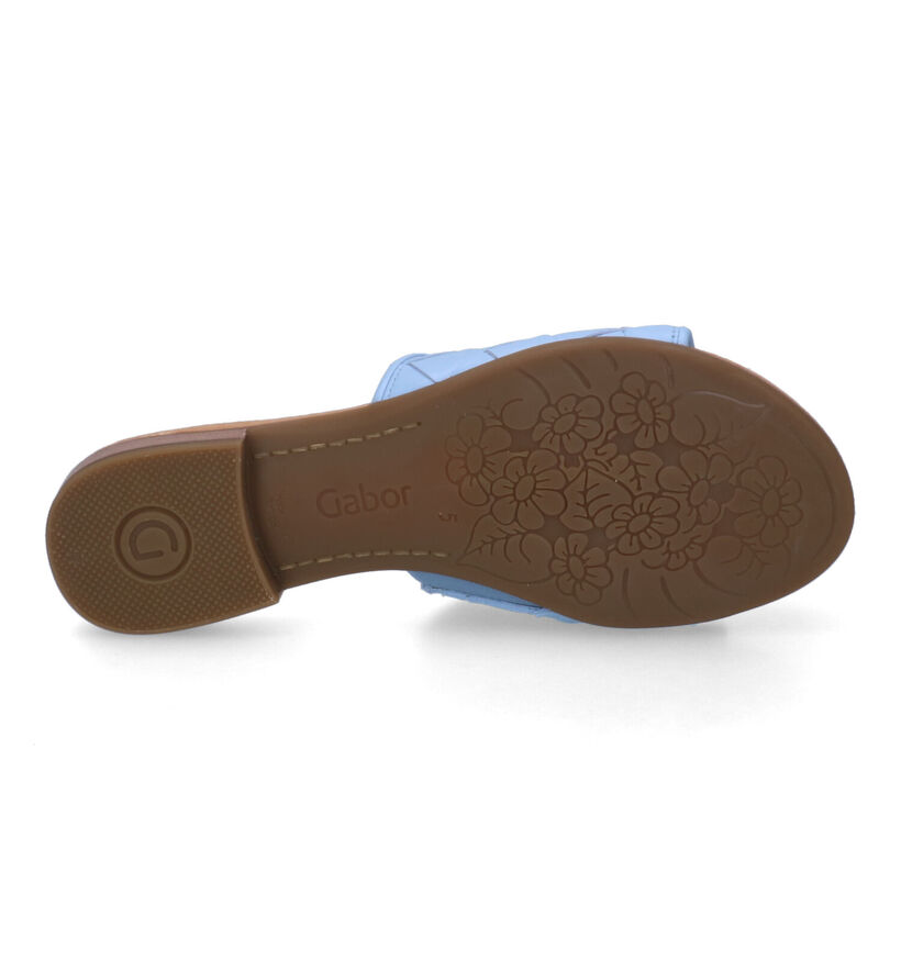 Gabor Comfort Blauwe Slippers voor dames (306160)