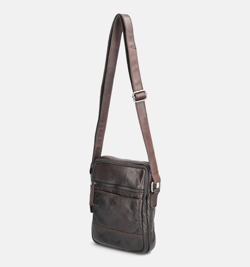 DSTRCT Harrington Road Donkerbruine Crossbodytas voor heren (380841)