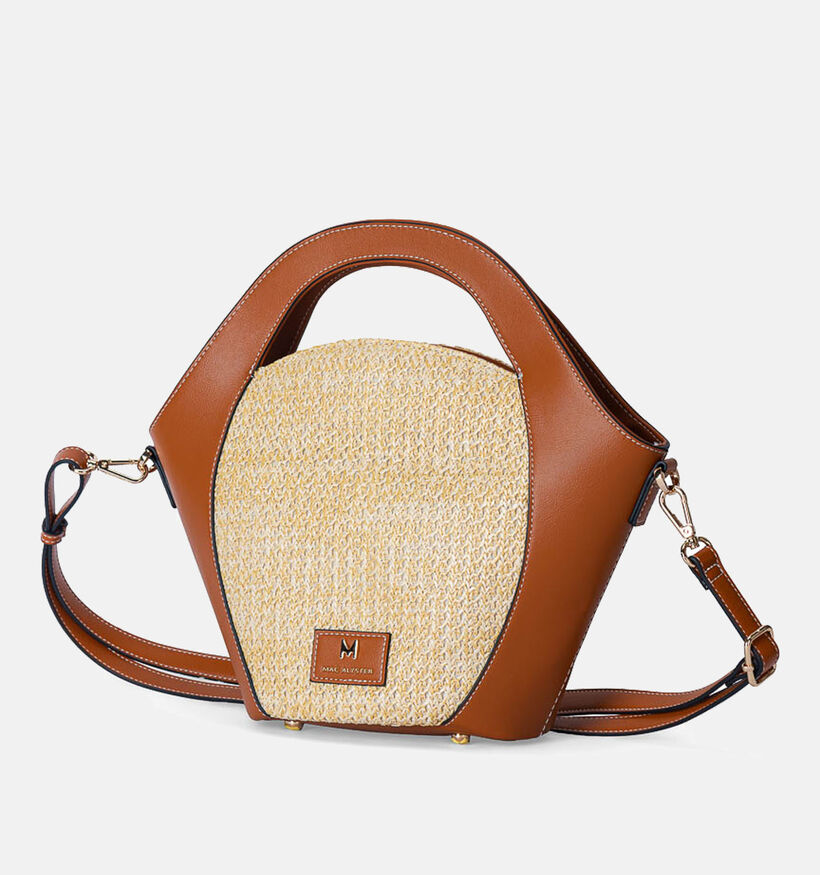 Mac Alyster Grote Handtas Lichtbeige/Cognac voor dames (372869)