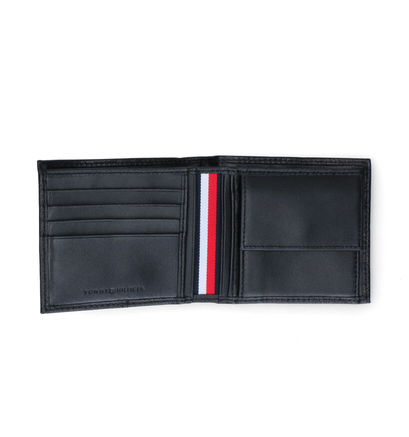 Tommy Hilfiger Central Portefeuille en Noir en cuir (321531)