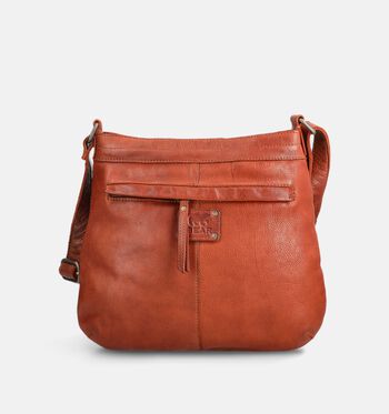 Bear Design Sacs port&eacute; crois&eacute; Cognac/Marron/Bleu