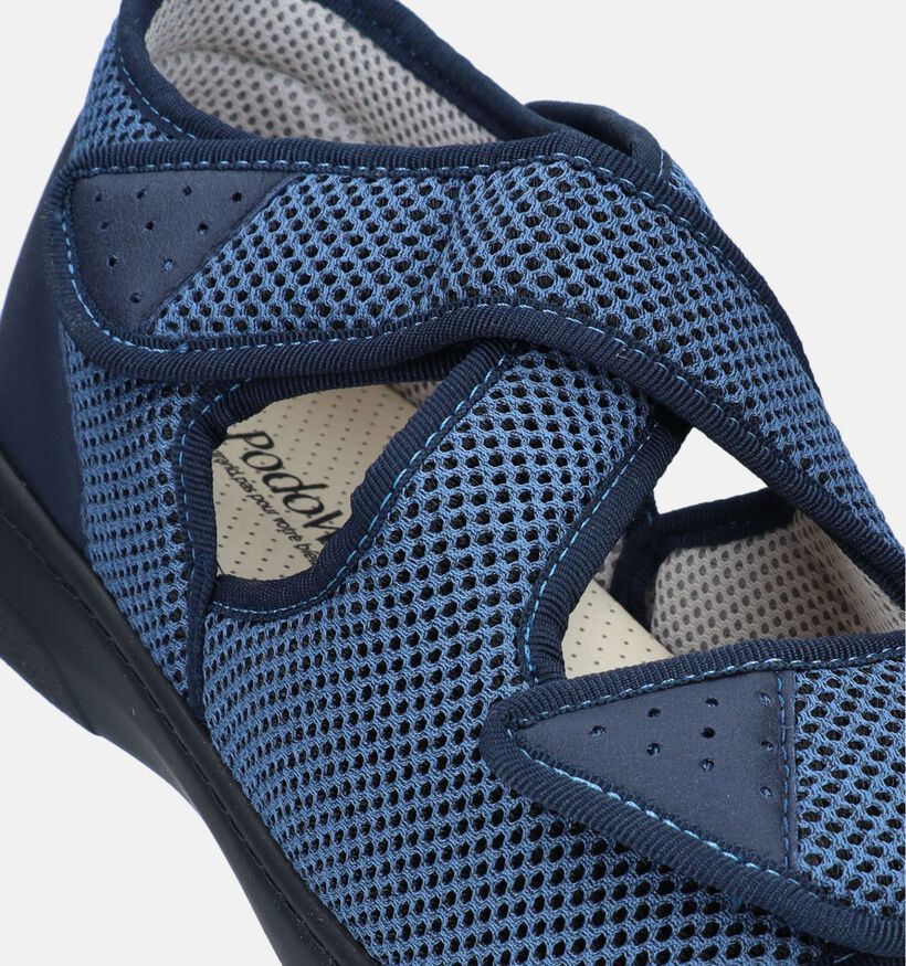 Podowell Athena Blauwe Orthopedische Sandalen voor heren (342242) - geschikt voor steunzolen
