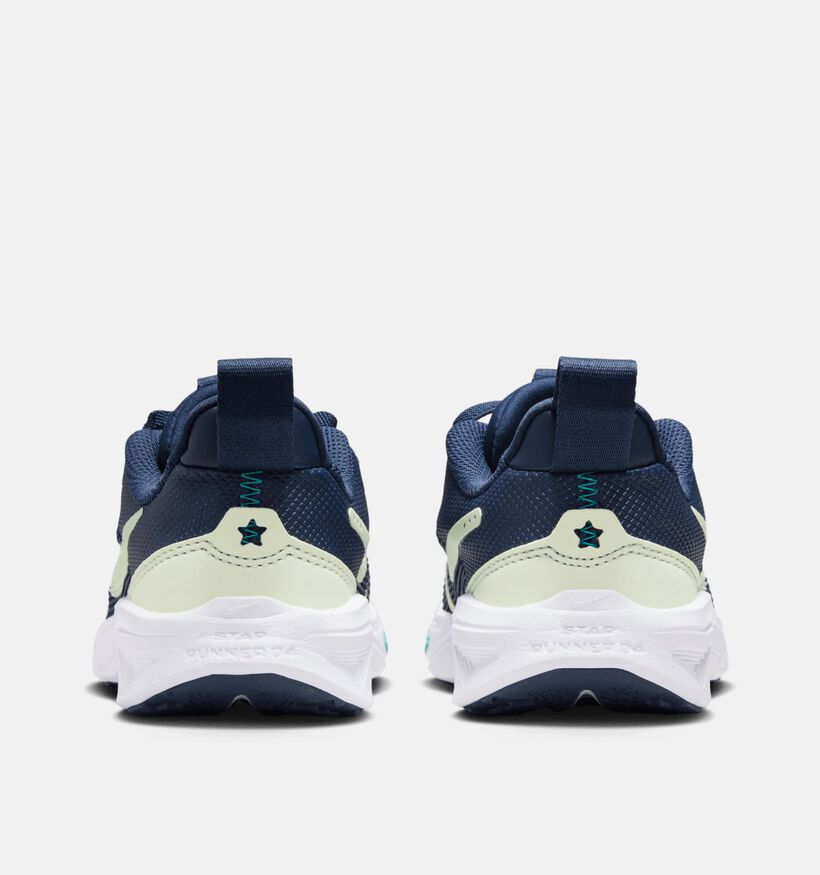 Nike Star Runner 4 Blauwe Sneakers voor jongens, meisjes (356494) - geschikt voor steunzolen