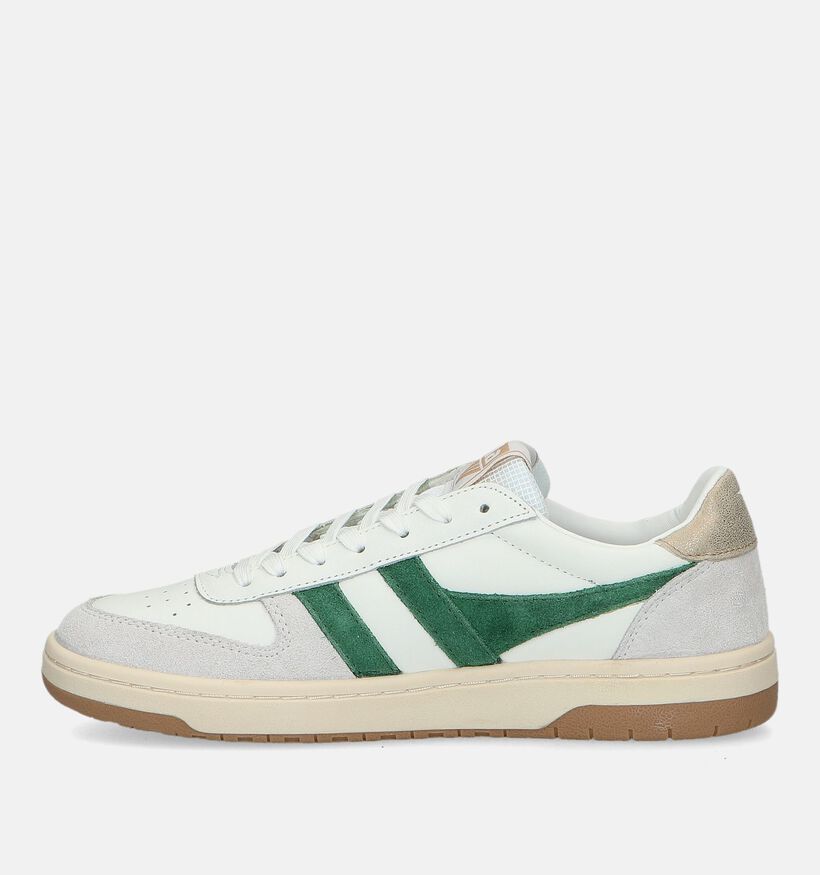 Gola Hawk Witte Sneakers voor dames (336886) - geschikt voor steunzolen