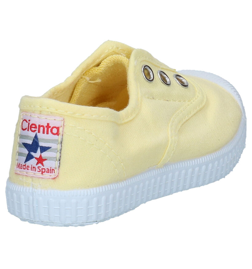 Cienta Slip-ons en Jaune pour filles (339782) - pour semelles orthopédiques