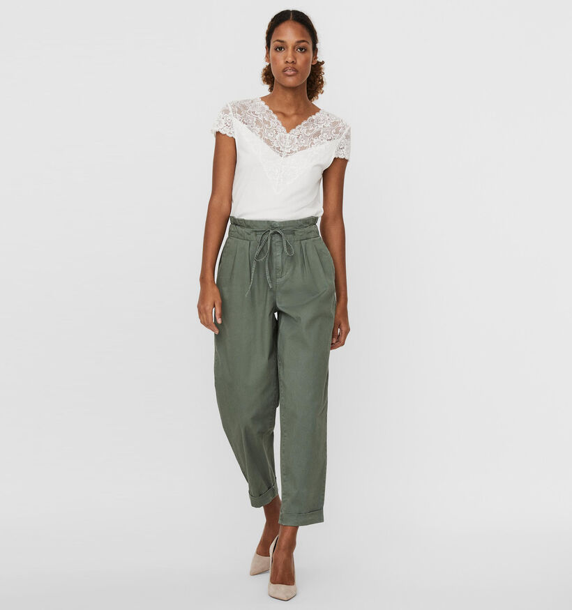 Vero Moda Evany Pantalon Classique en Vert kaki (311906)