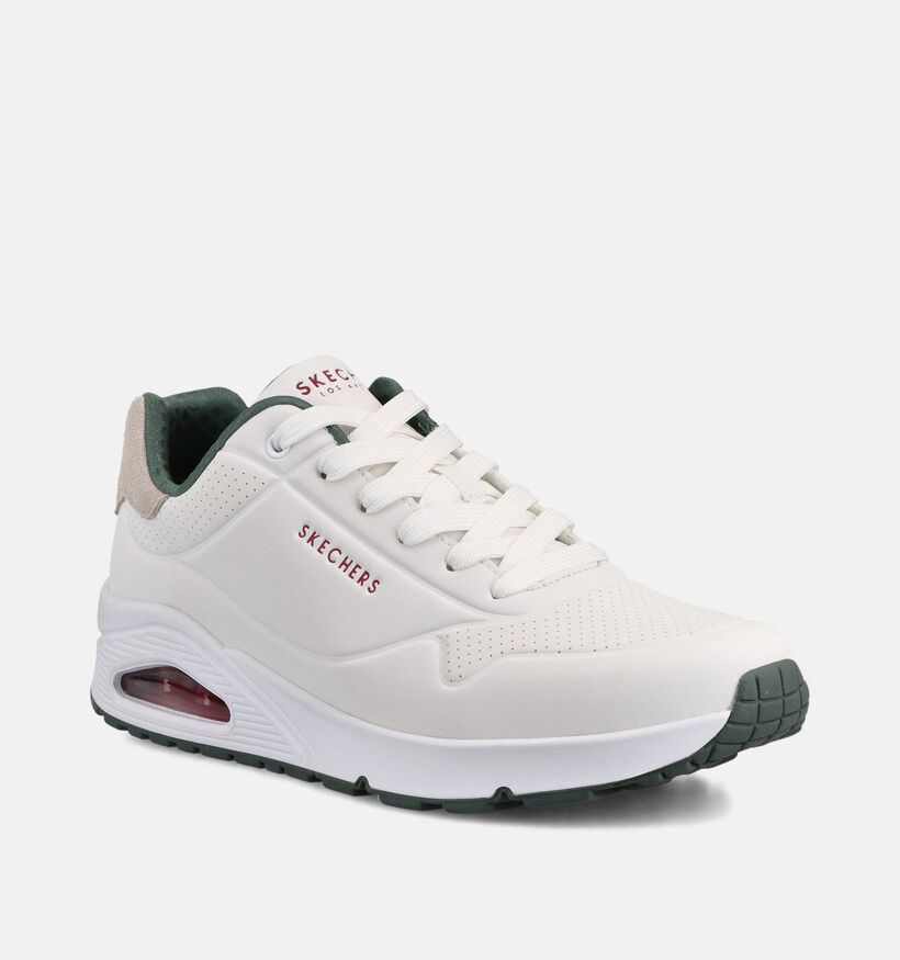 Skechers Uno Suited On Air Baskets en Blanc pour hommes (367498) - pour semelles orthop&eacute;diques