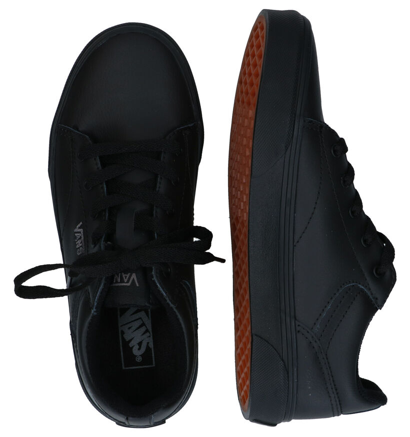 Vans Seldan Baskets de skate en Noir pour garçons (327929)