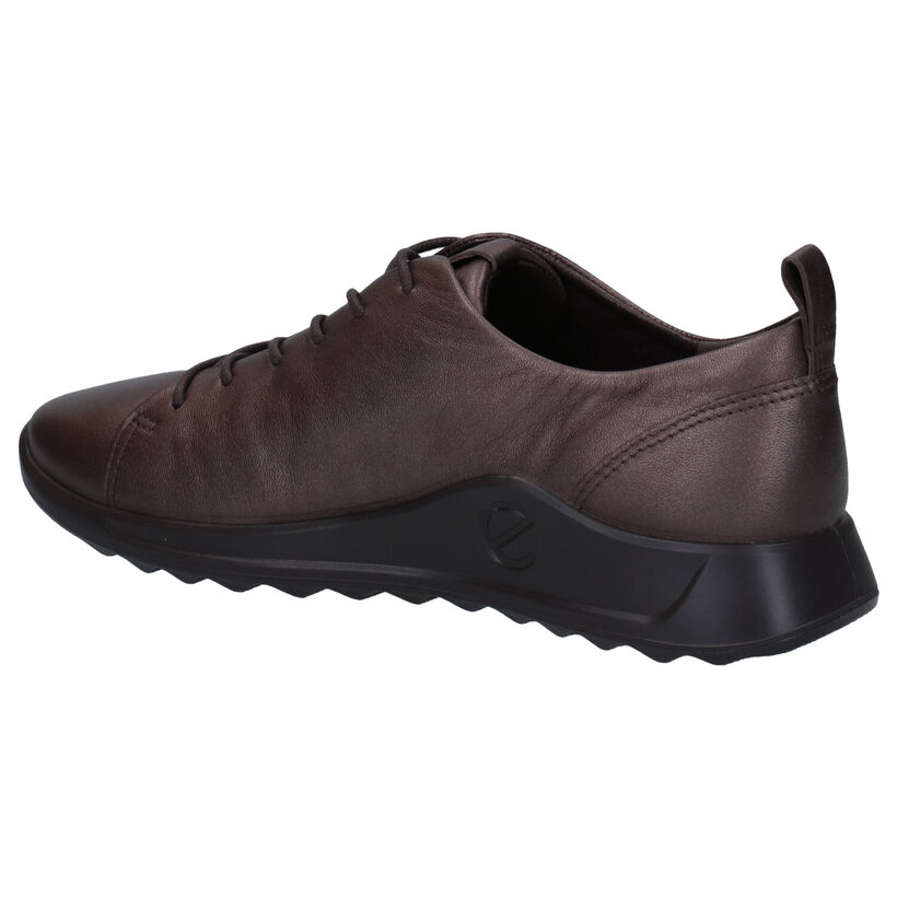 ECCO Flexure Bronzen Veterschoenen in leer (280983)