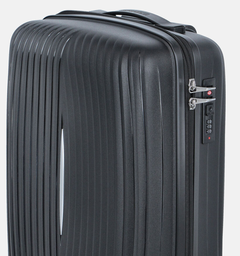 Love To Travel Zwarte Reiskoffer Handbagage voor dames, heren (365821)