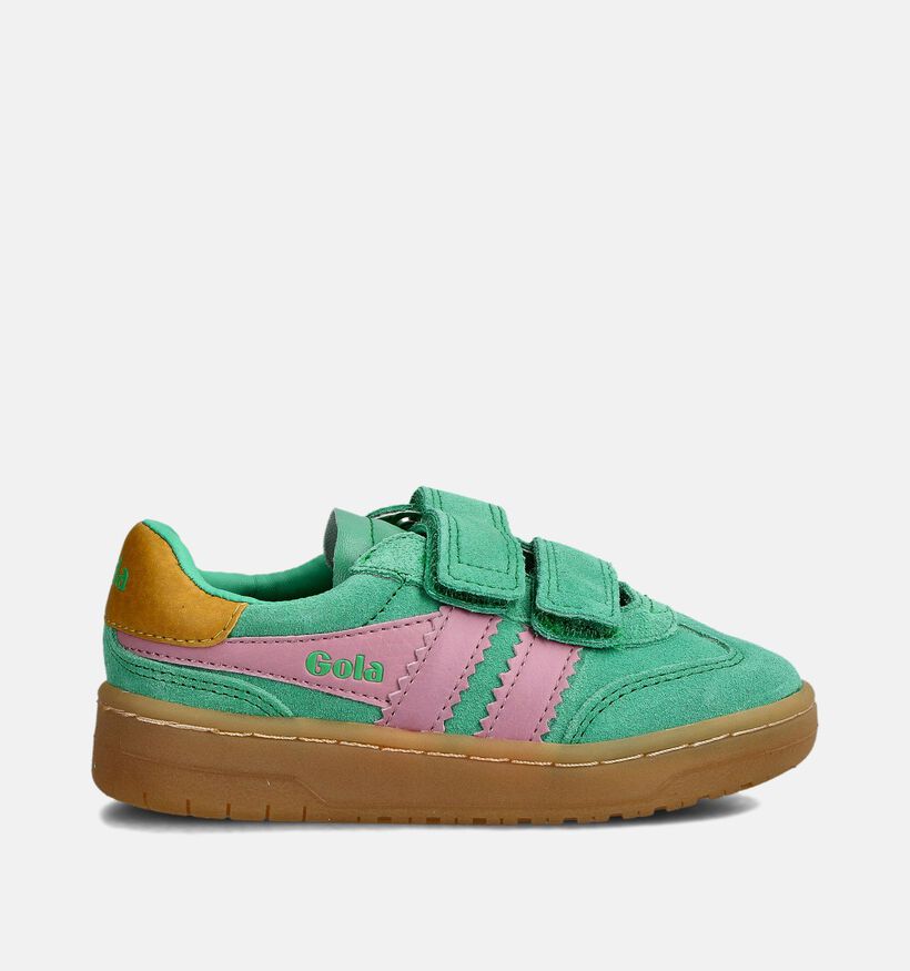 Gola Viper Groene/Roze Sneakers voor meisjes (361009) - geschikt voor steunzolen