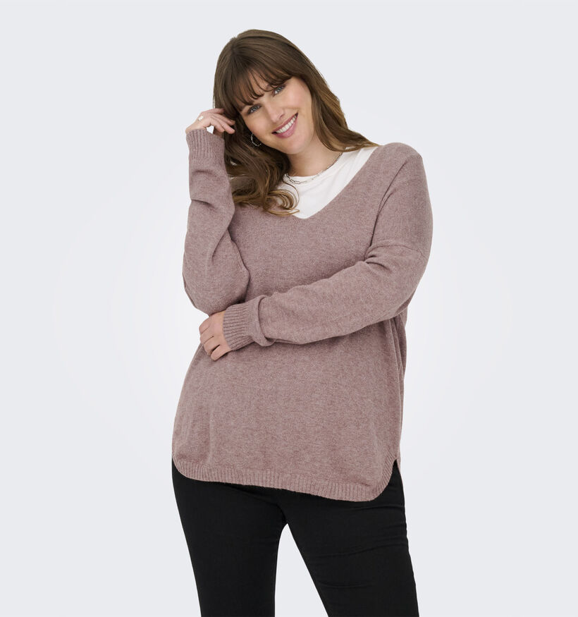 ONLY Carmakoma Bruine Trui voor dames (371850)
