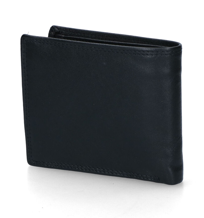 Euro-Leather Zwarte Portefeuille voor heren (343472)