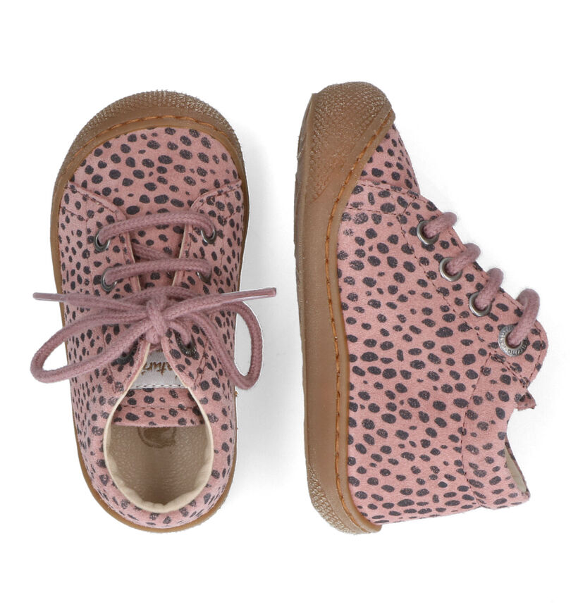 Naturino Cocoon Roze Babyschoenen voor meisjes (316120) - geschikt voor steunzolen