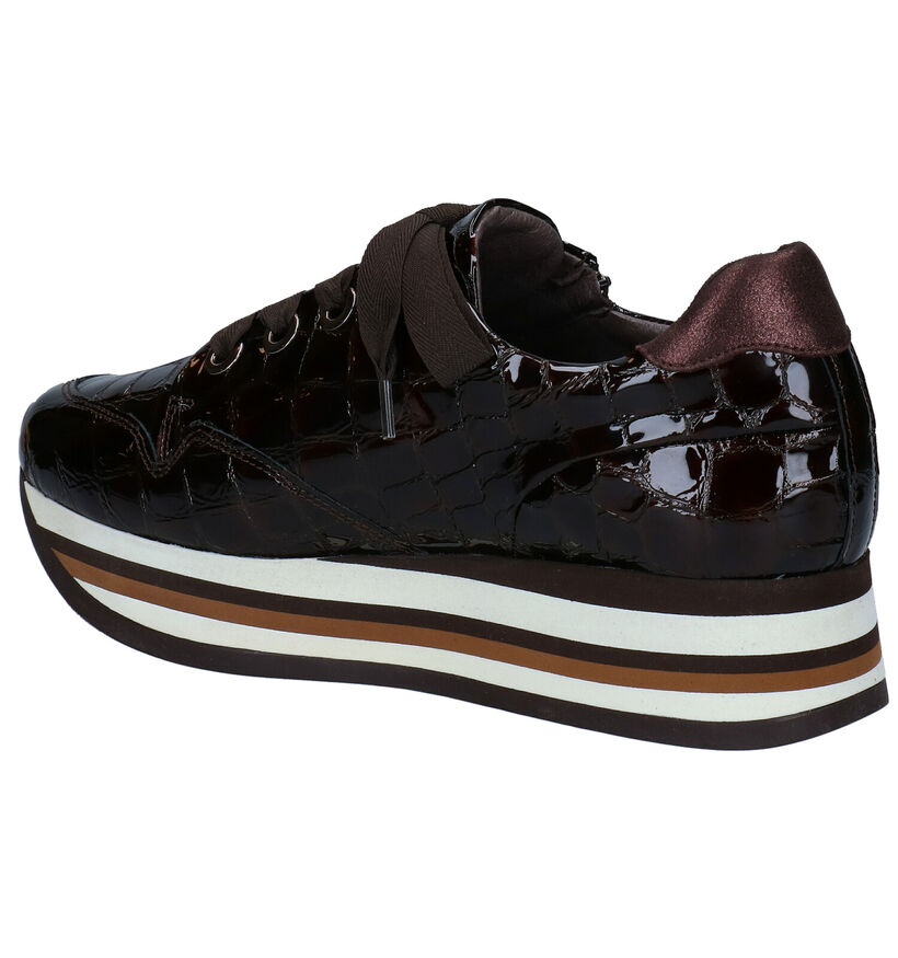 Softwaves Chaussures à lacets en Marron en cuir (281979)