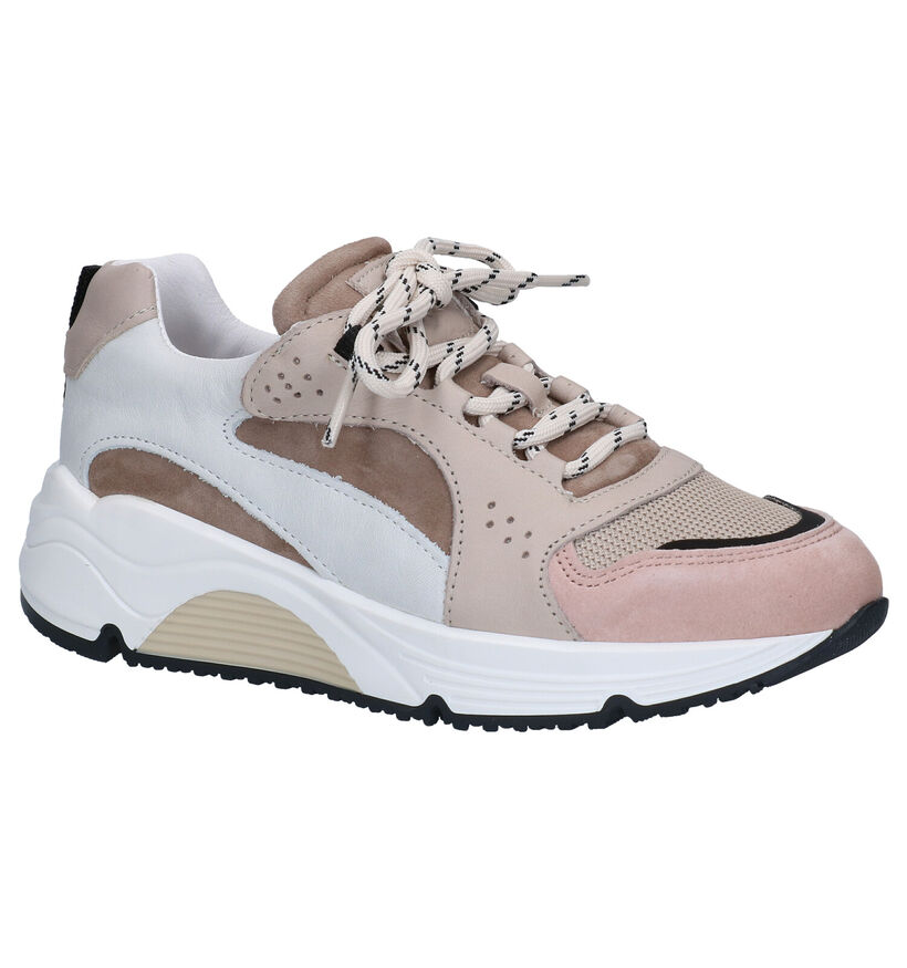 CKS Chiroc Beige Sneakers in leer (298548)