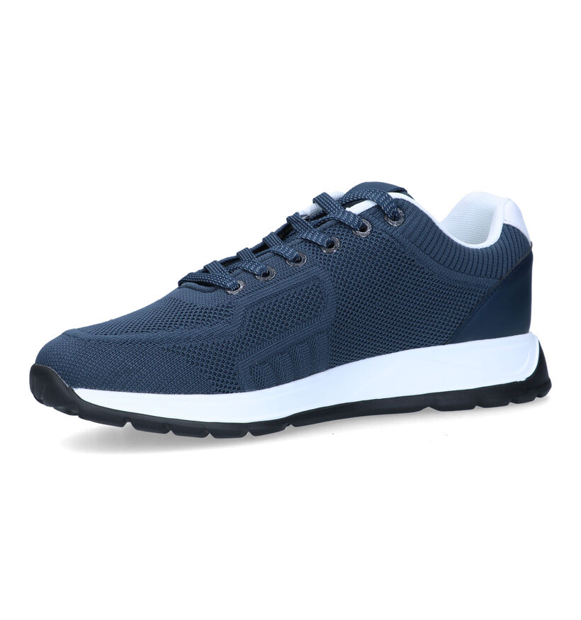 Mexx Leroy Chaussures à lacets en Bleu pour hommes (320929) - pour semelles orthopédiques