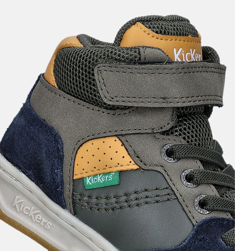 Kickers Kickado Kaki Bottines voor jongens (345511) - geschikt voor steunzolen