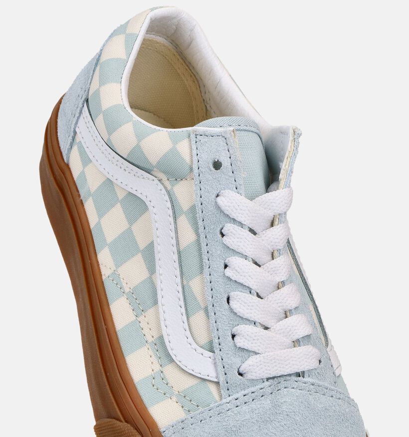 Vans Old Skool Blauwe Sneakers voor meisjes (368972)