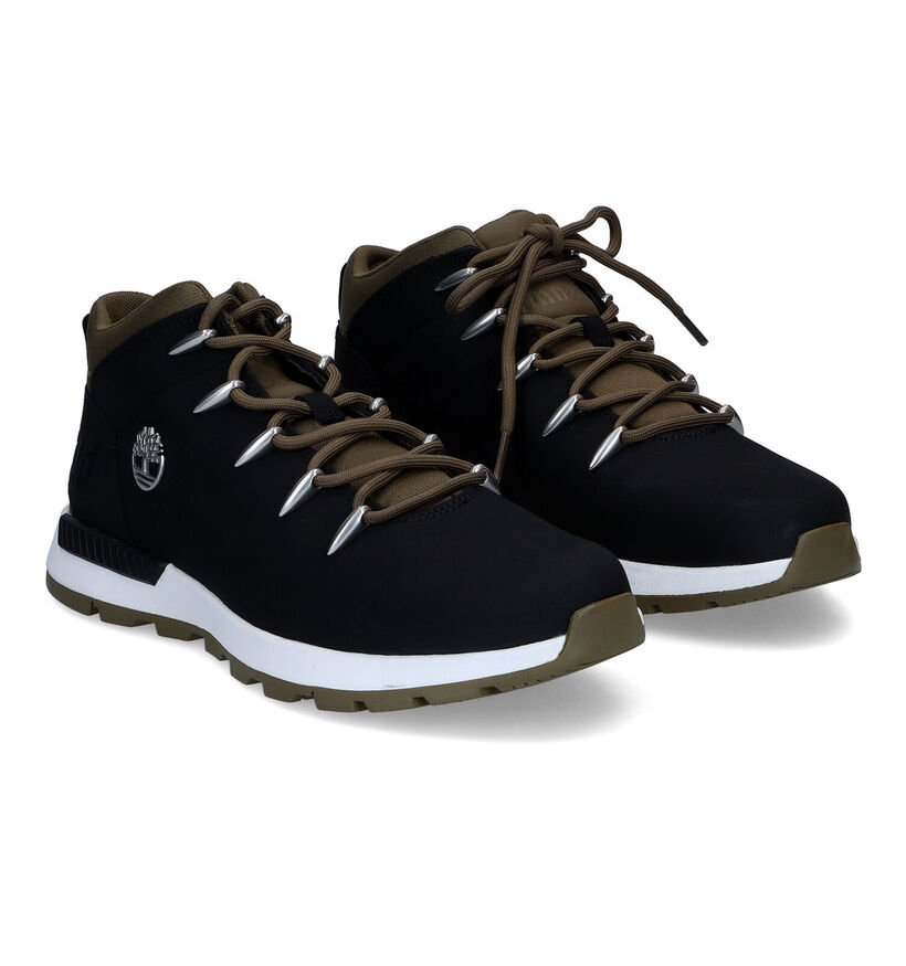 Timberland Sprint Trekker Zwarte Bottines in nubuck (313513)