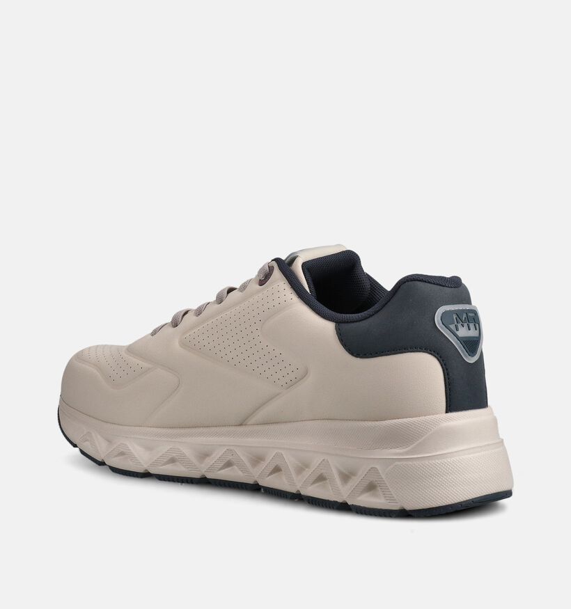 Marco Tozzi Lichtbeige Sneakers voor heren (368790) - geschikt voor steunzolen