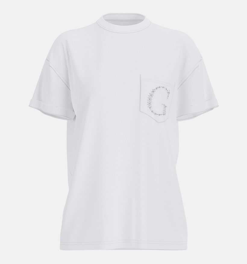 Guess T-shirt en Blanc pour femmes (370360)