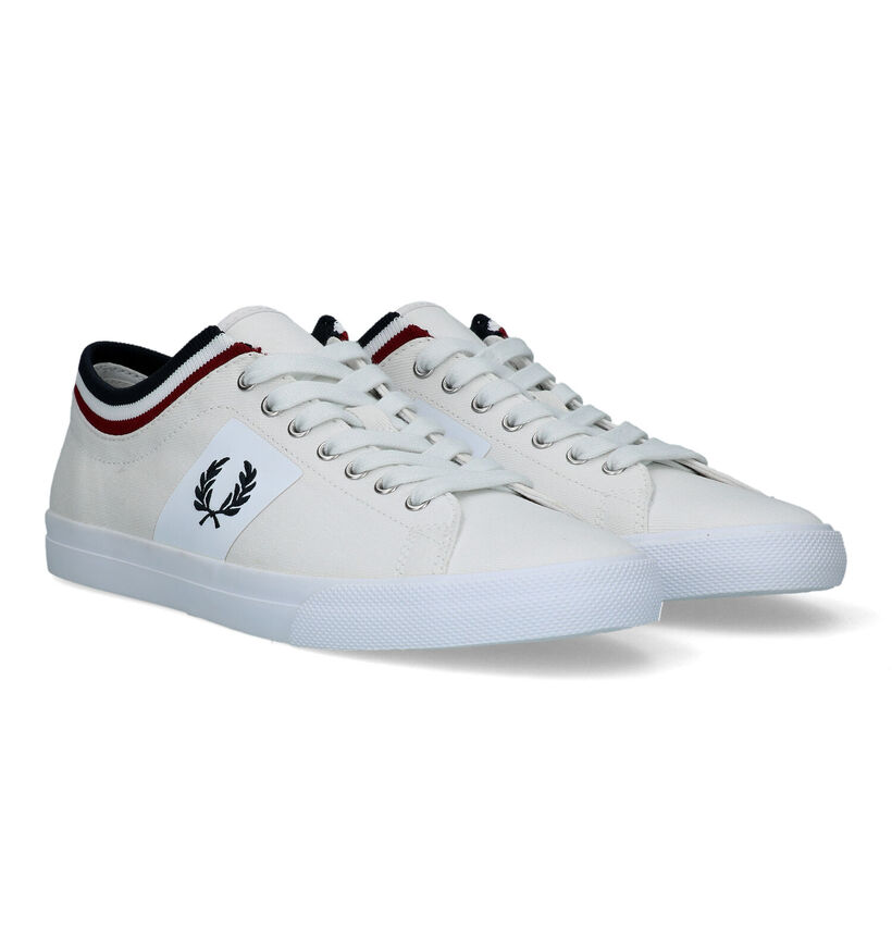 Fred Perry Underspin Witte Veterschoenen voor heren (325751)