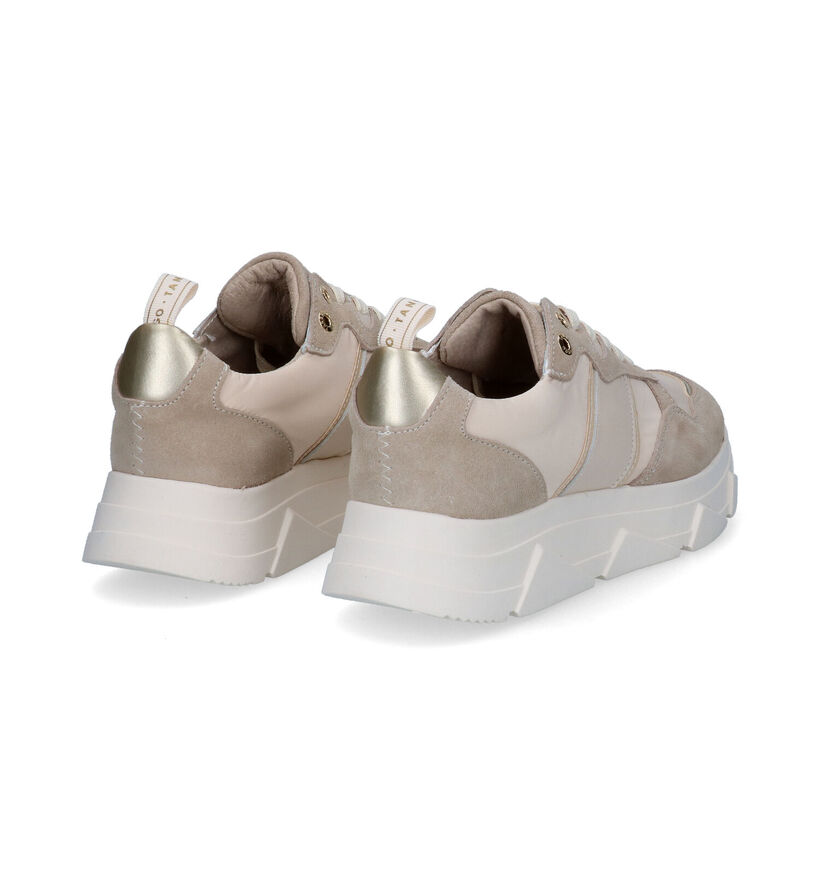 Tango Kady Fat Beige Sneakers voor dames (307999) - geschikt voor steunzolen