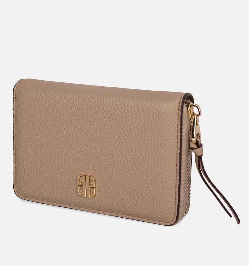Laurent David Beige Ritsportemonnee voor dames (374038)