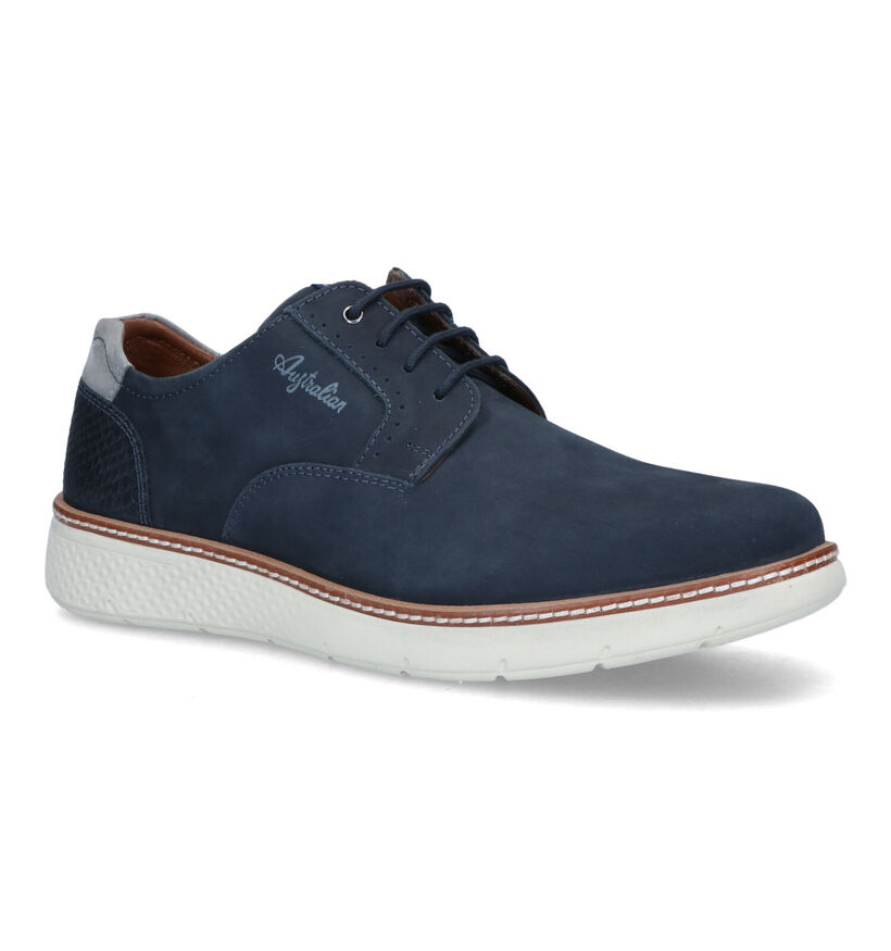 Australian Preston Chaussures à lacets en Vert pour hommes (321691) - pour semelles orthopédiques