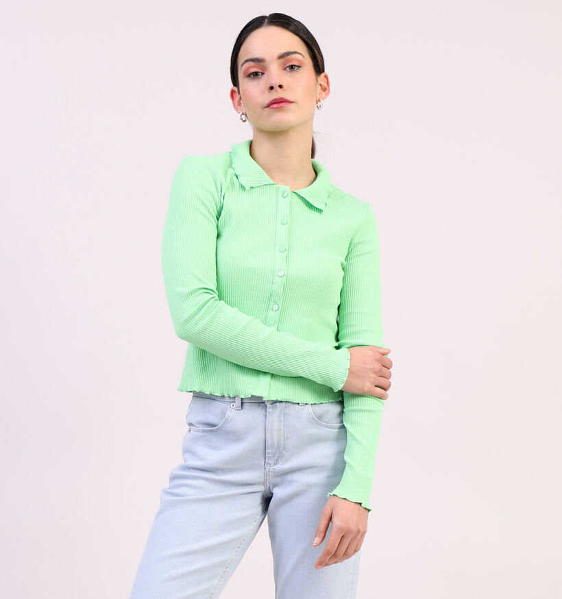 Pieces Tegan Cardigan en Vert pour femmes (326804)