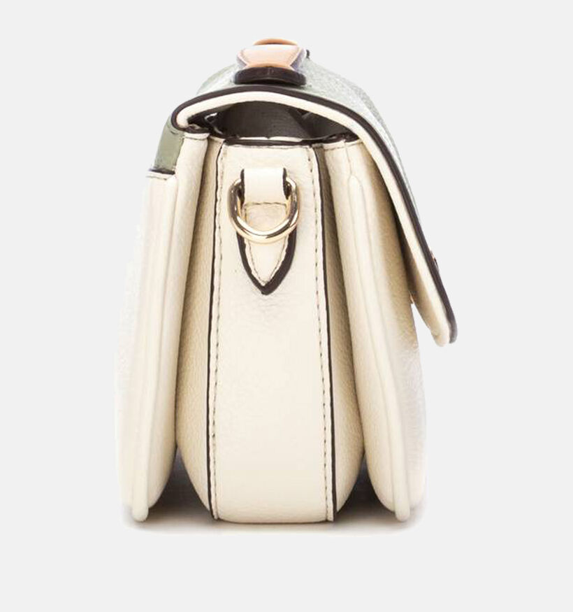 Xti Sac port&eacute; crois&eacute; en Beige/Vert pour femmes (373589)