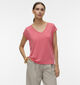 Vero Moda Filli Roze T-shirt voor dames (369417)