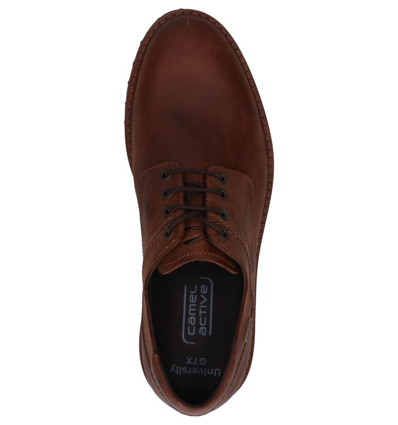 Camel Active University Chaussures Basses en Cognac en cuir (259369)