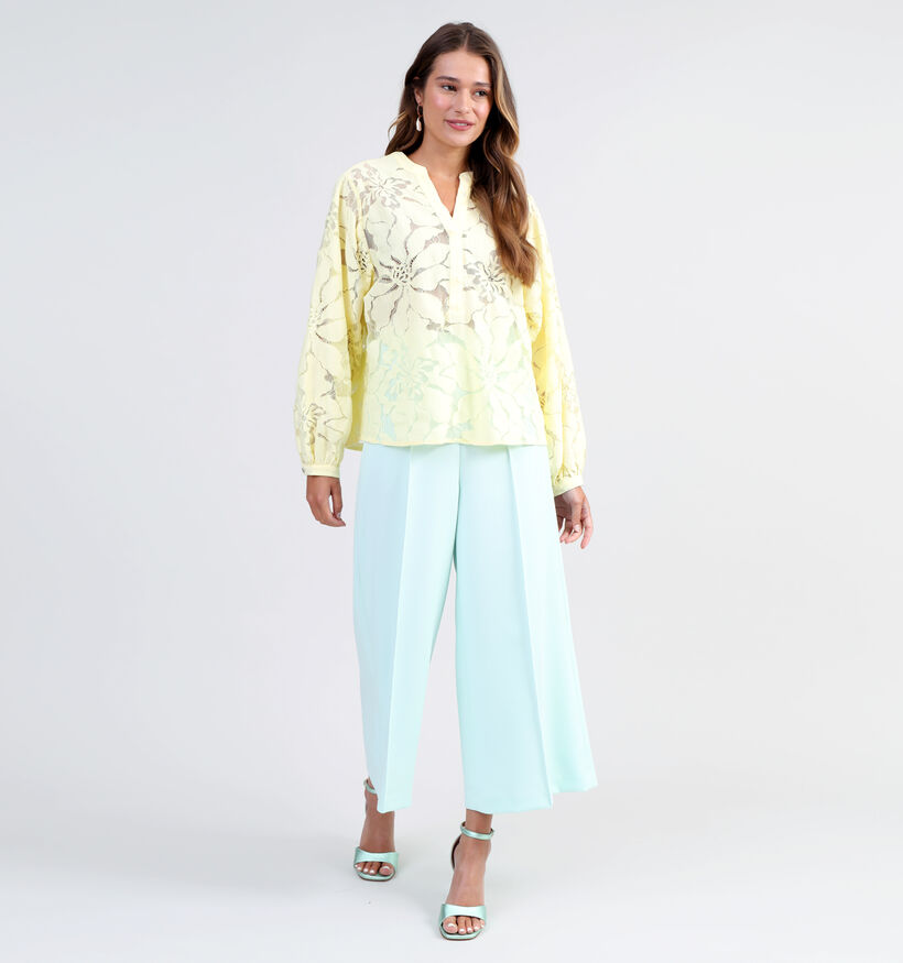 comma Gele Bloemen Blouse (327336)