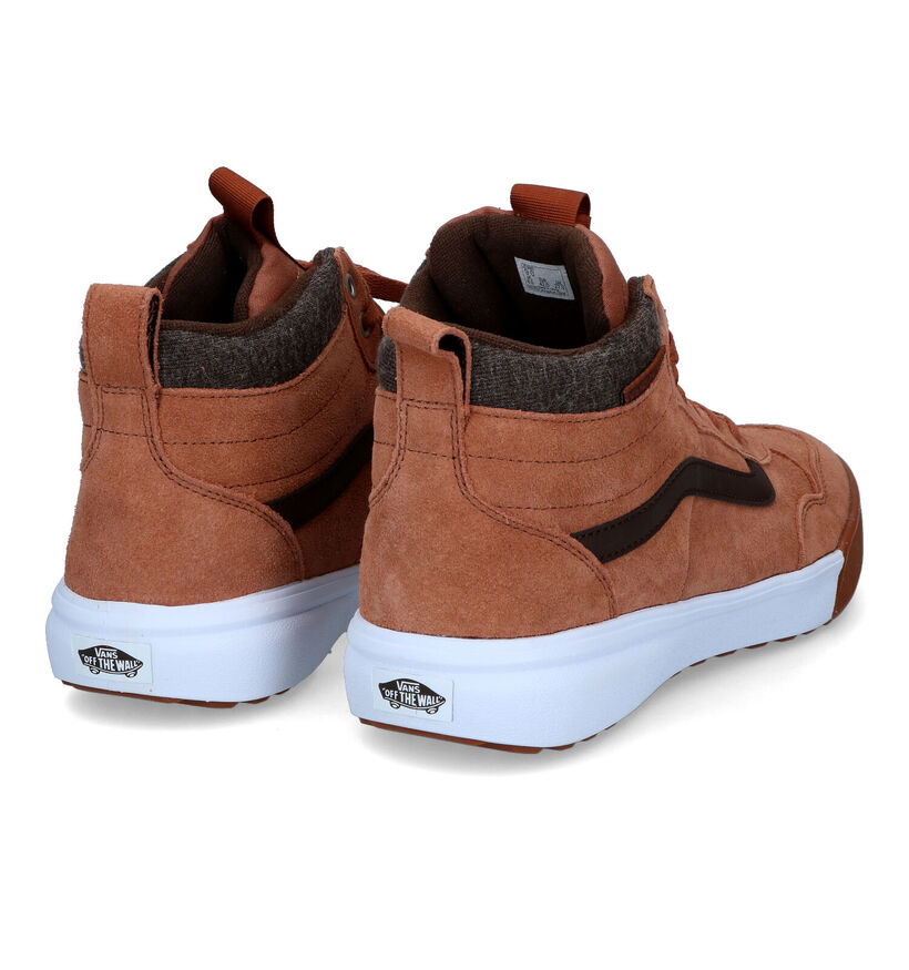 Vans Range Exp Hi Vansguard Baskets en Cognac pour hommes (317826)