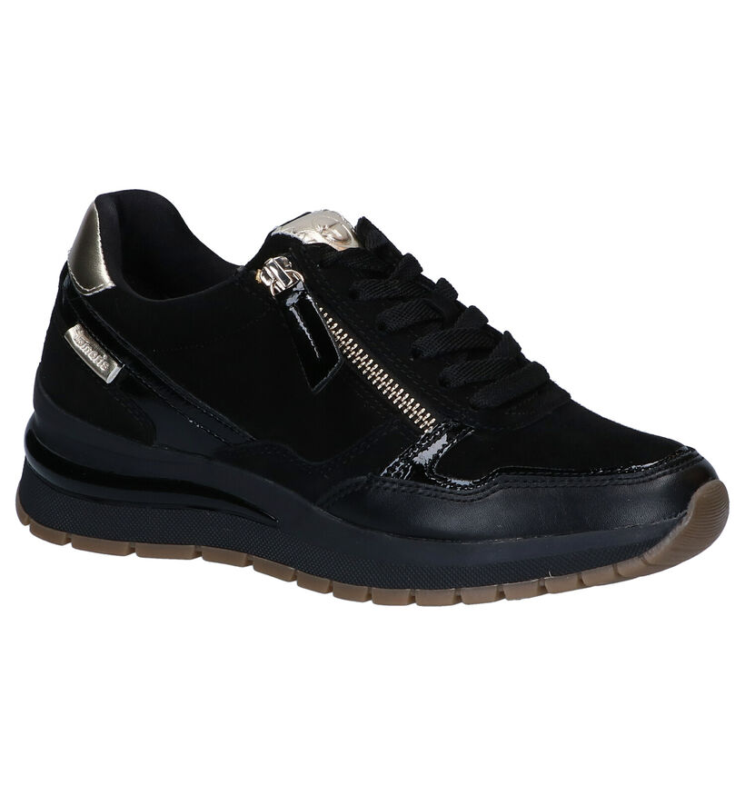Tamaris Baskets casual en Noir en daim (293913)