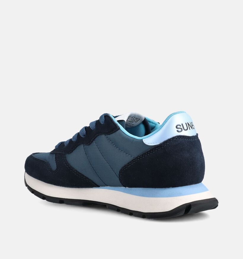Sun68 Ally Solid Nylon Donkerblauwe Sneakers voor dames (368708) - geschikt voor steunzolen