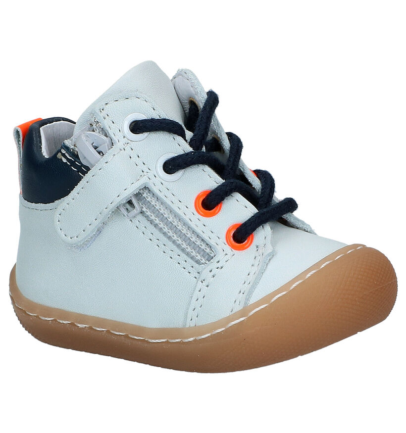 Bellamy Steve Grijze Babyschoentjes in leer (292074)