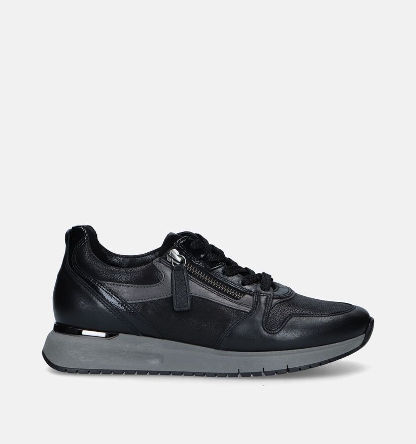 Gabor OptiFit Zwarte Sneakers voor dames (344790) - geschikt voor steunzolen